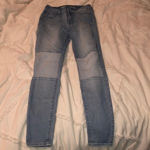 The Rock Star Mid-Rise Knee Patch Jeans